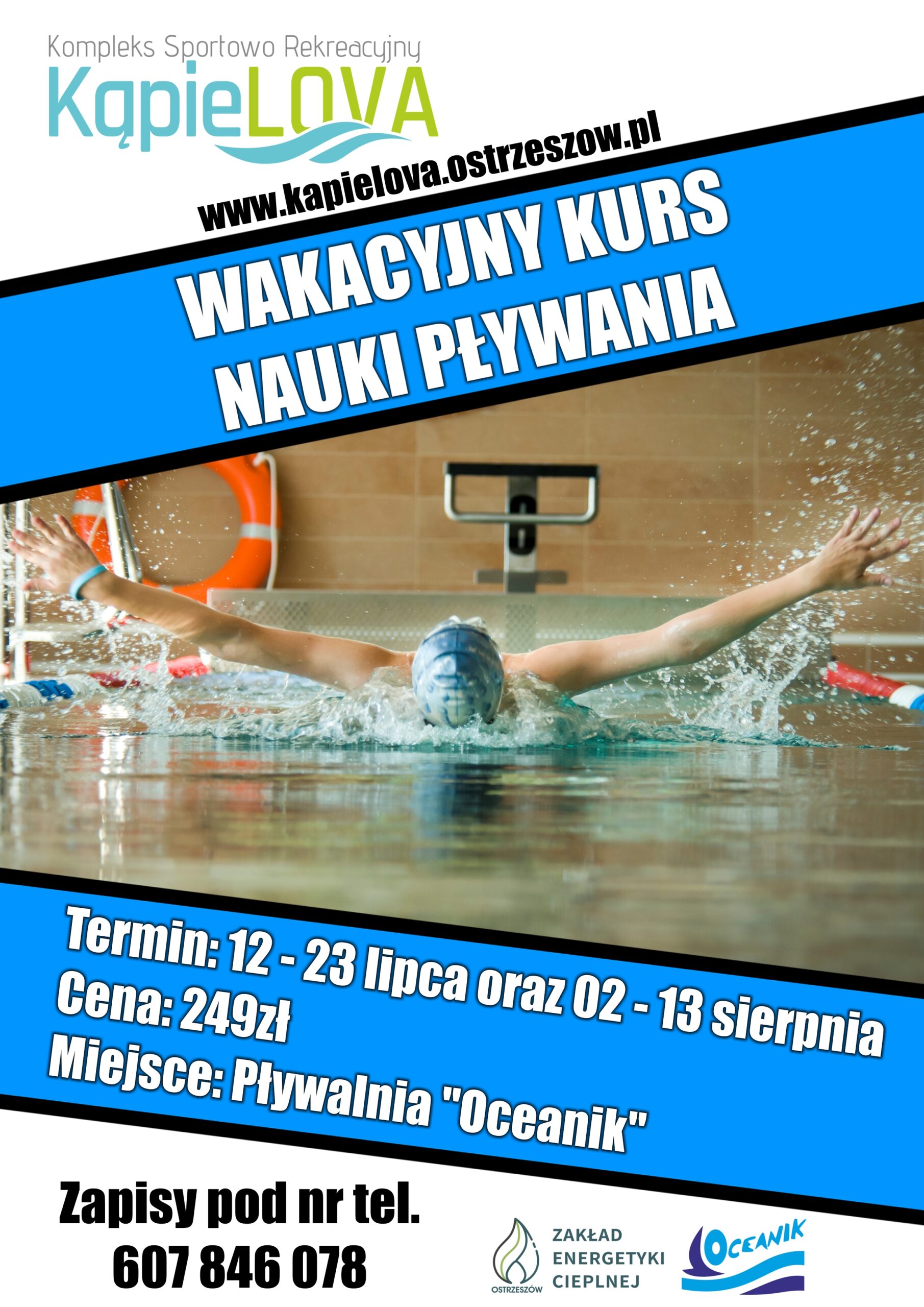 Read more about the article Wakacyjny kurs nauki pływania