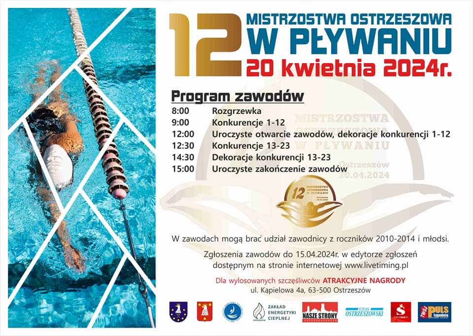 You are currently viewing 12. Mistrzostwa Ostrzeszowa w Pływaniu